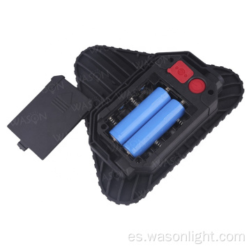 Wason Professional 30W COB+RED SMD USB Recargable Luz de búsqueda Ultra Bright High Power LED Searchlight con Power Bank